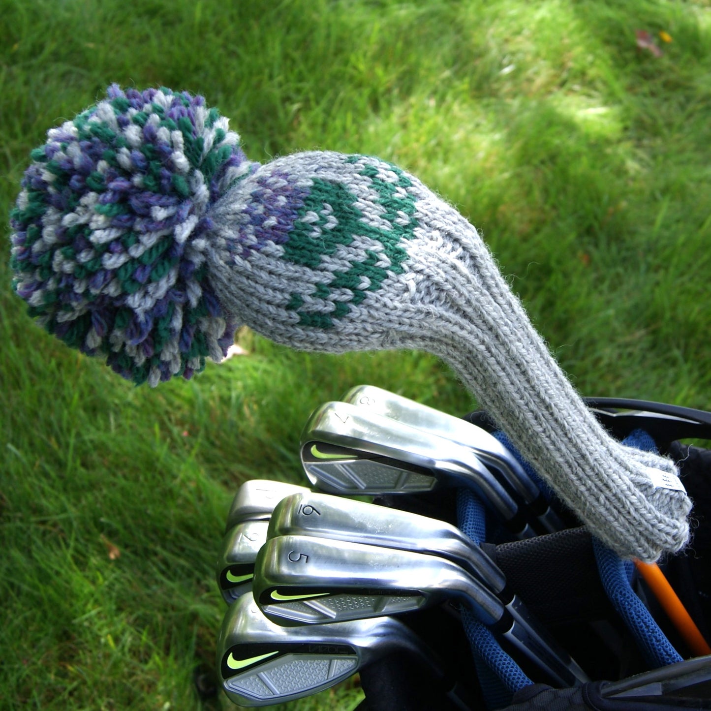 Scottish Thistle Motif Custom Knit Headcover