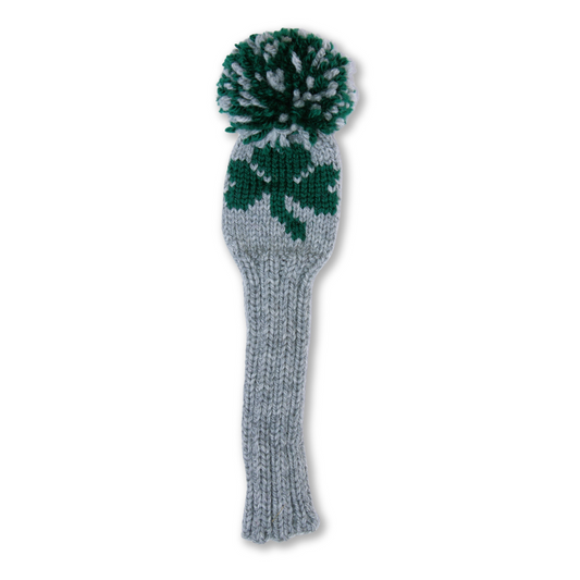 Shamrock Motif Custom Knit Headcover