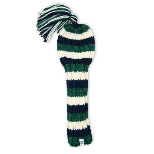 The Varsity Stripe | Driver | White/Navy/Forest Green