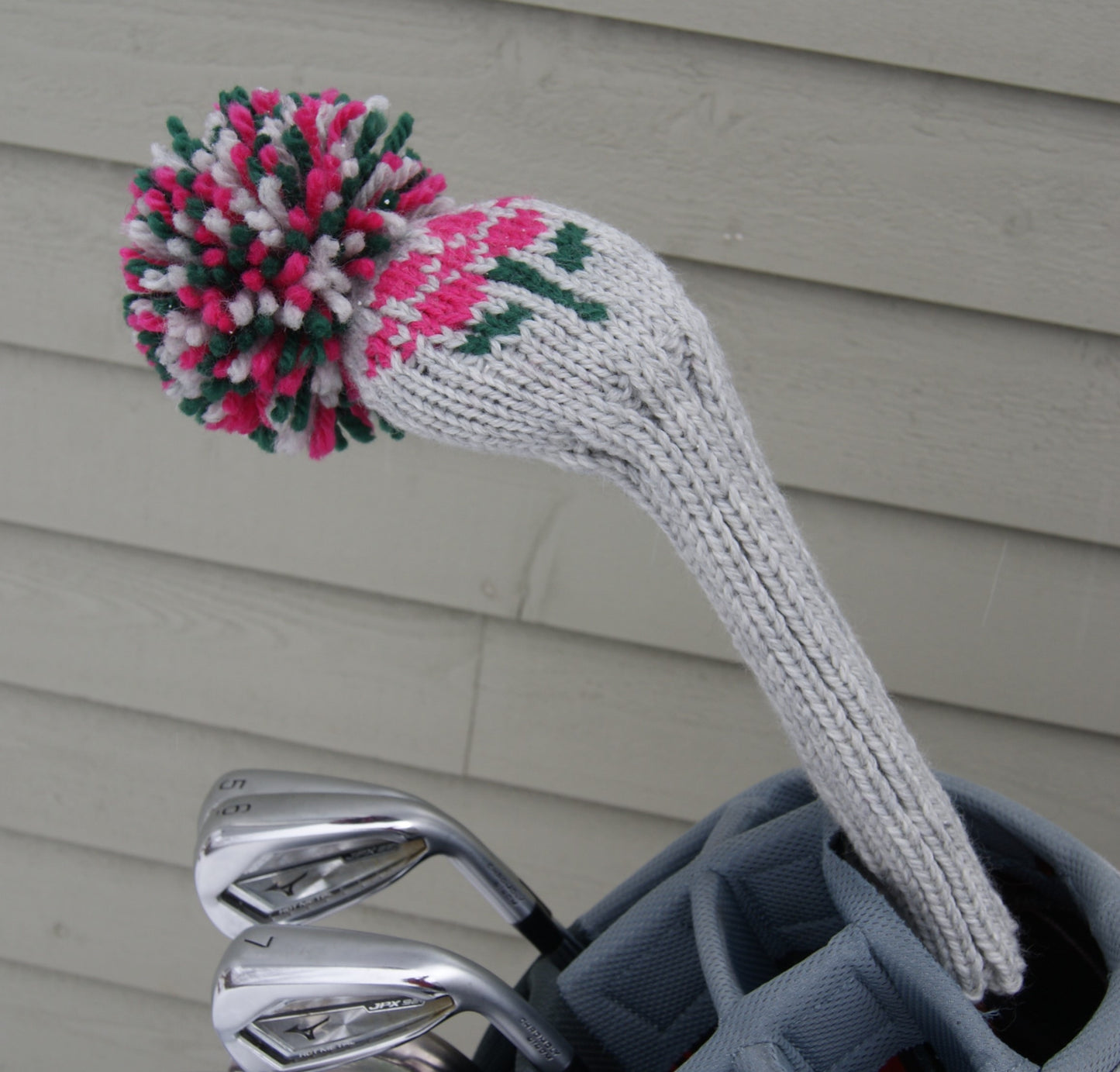 Flower Motif Custom Knit Headcover