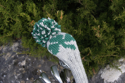 Shamrock Motif Custom Knit Headcover