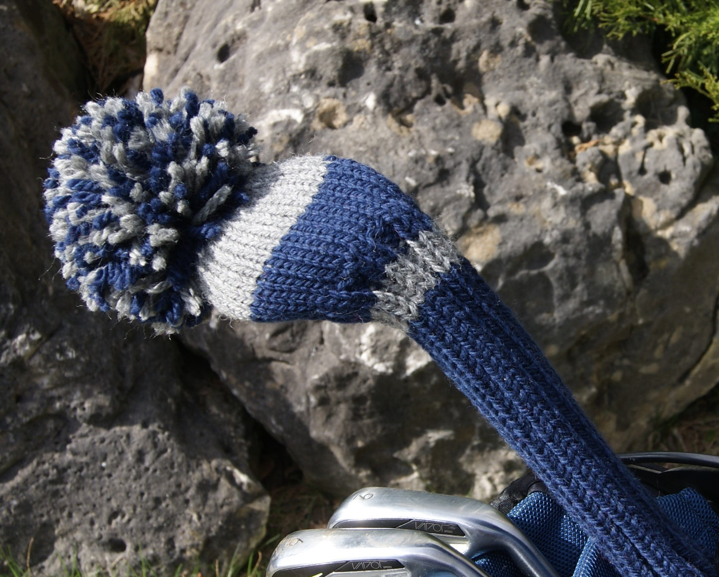 Broad Stripe Custom Knit Headcover