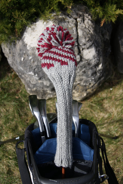 Spiral Pattern Custom Knit Headcover