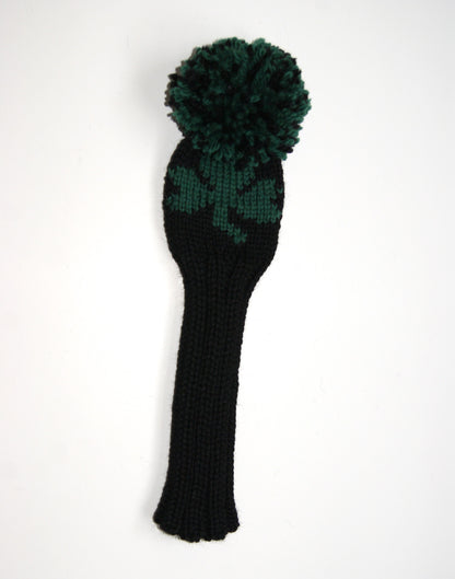 Shamrock Motif Custom Knit Headcover