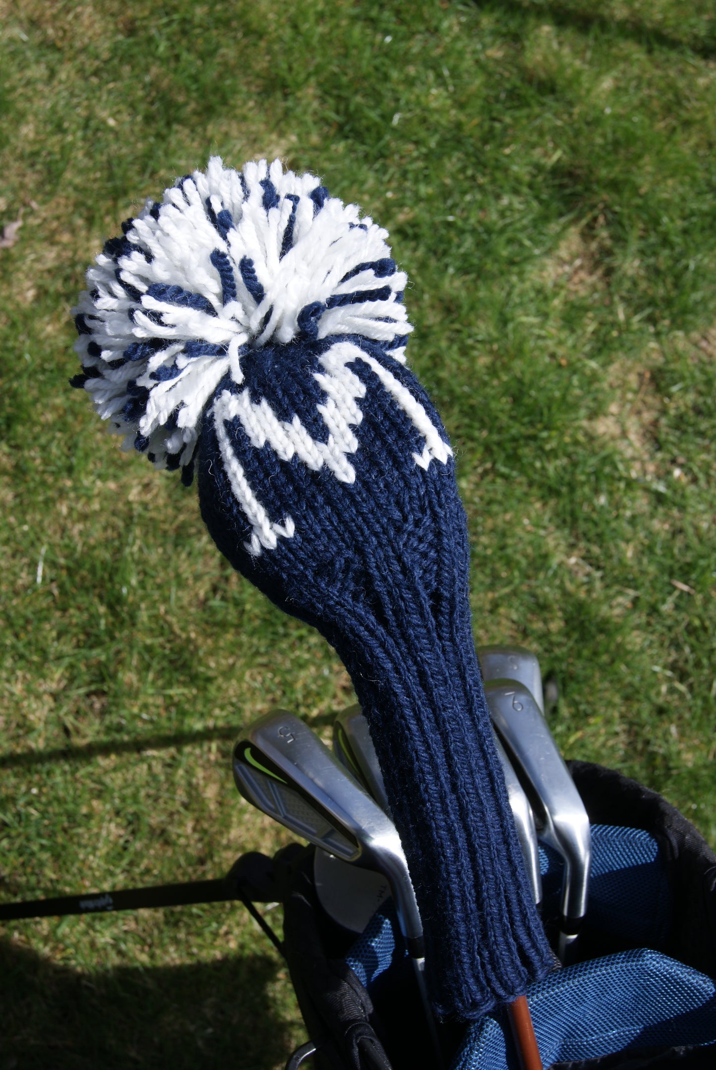 Large Monogram Custom Knit Headcover - One Letter/Number