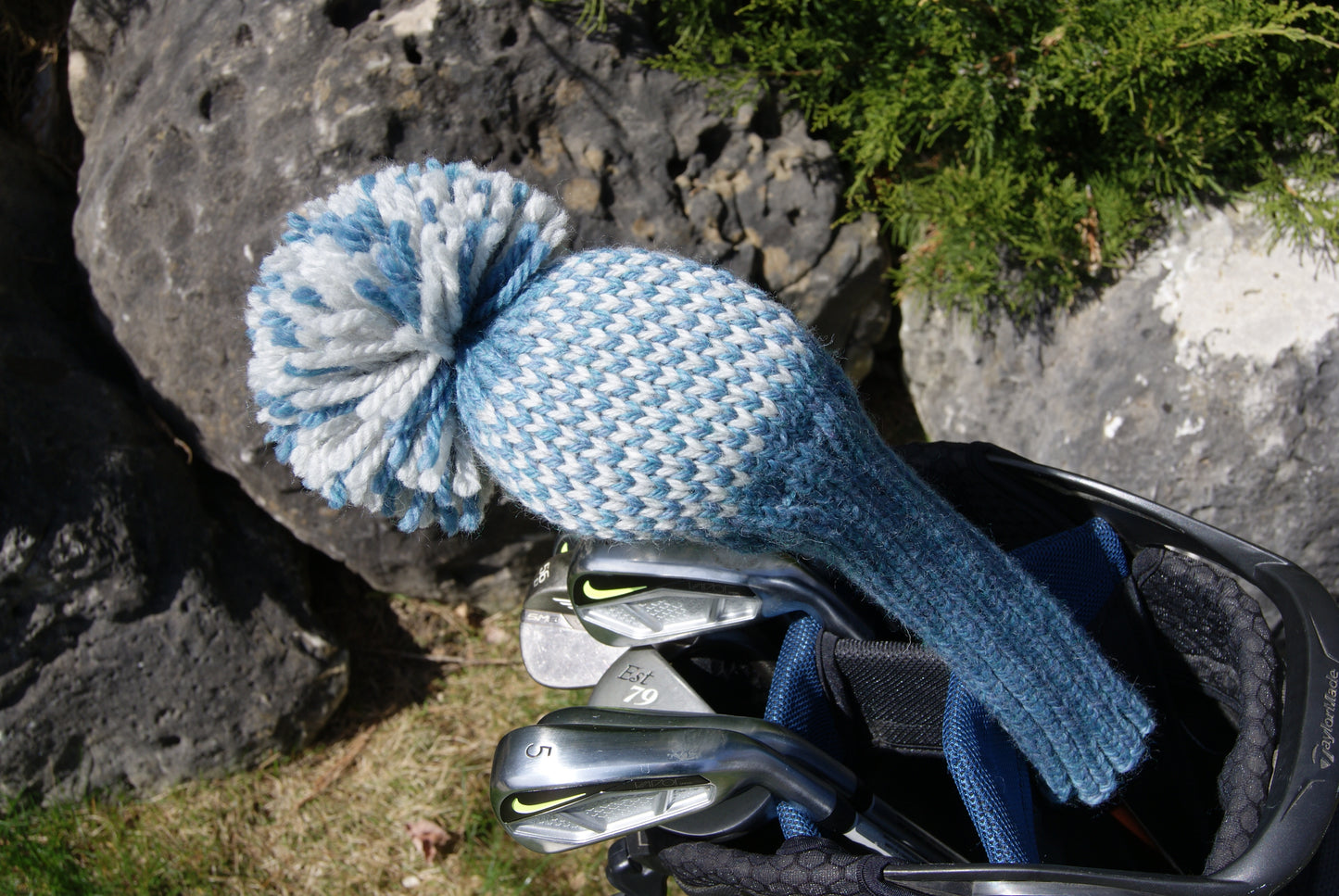 Check Pattern Custom Knit Headcover