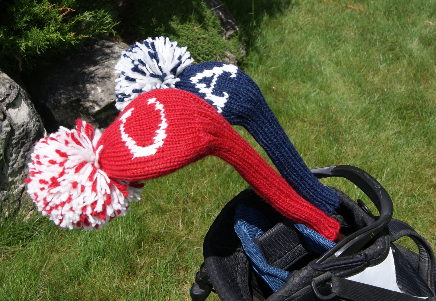 Large Monogram Custom Knit Headcover - One Letter/Number