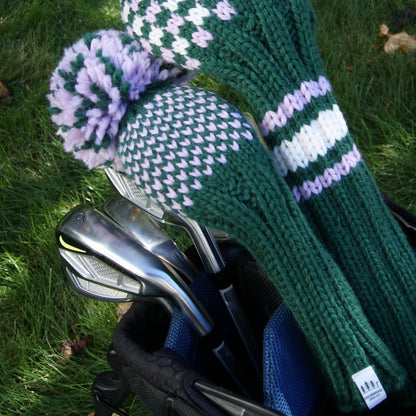 Check Pattern Custom Knit Headcover