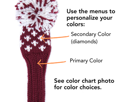 Diamond Pattern Custom Knit Headcover