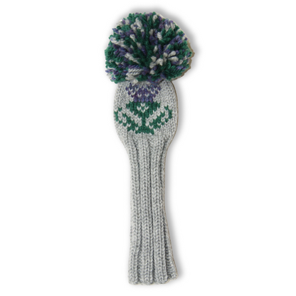 Scottish Thistle Motif Custom Knit Headcover