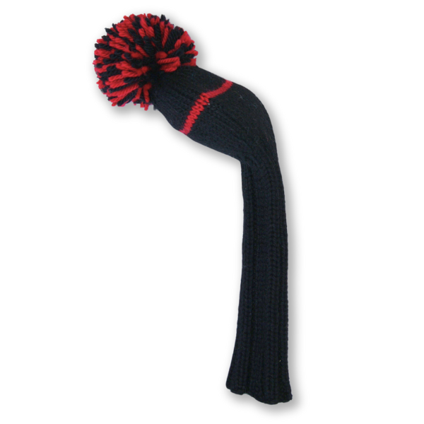 One Stripe Driver Headcover (Black/Red)