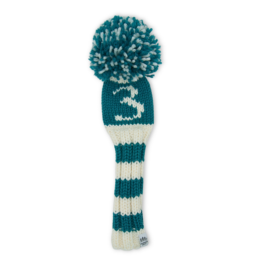 Varsity Stripe + 3 | Hybrid | White/Blue-Green