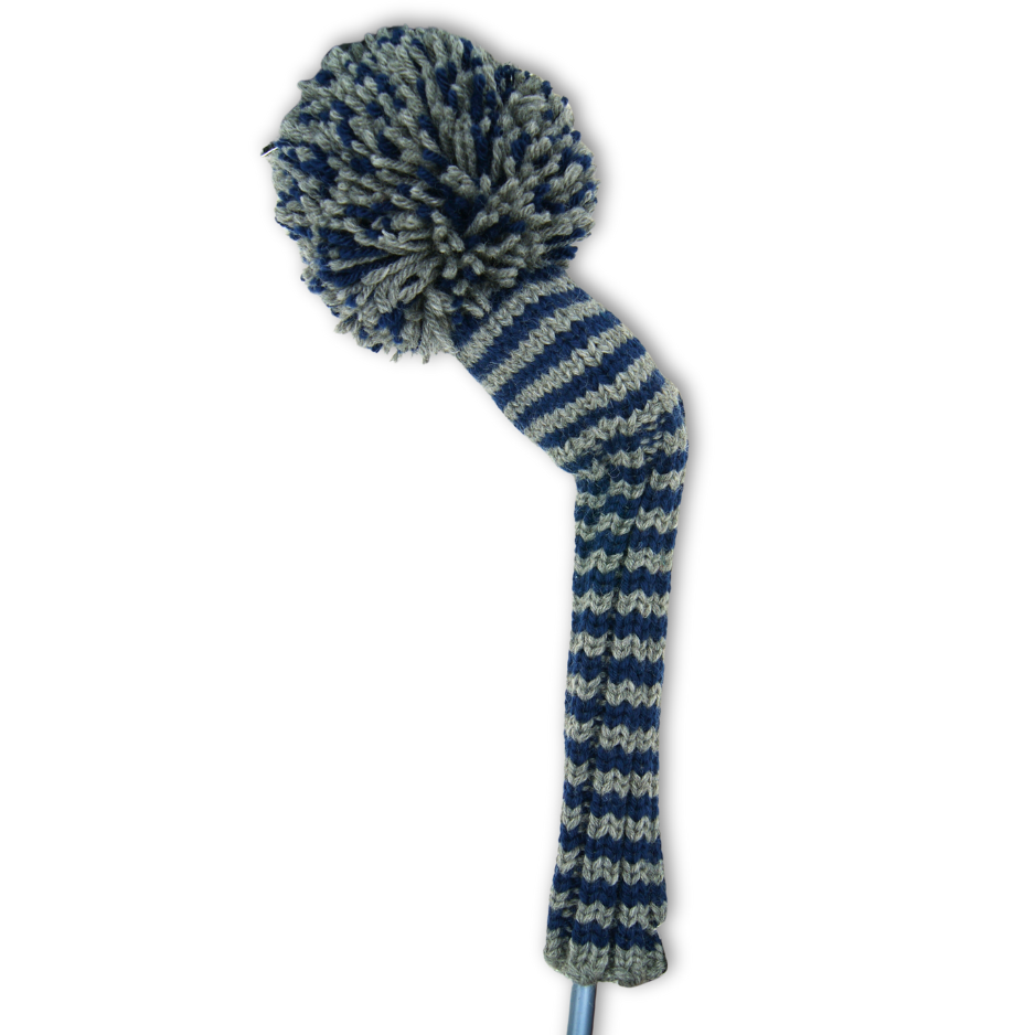 Fairway Wood Cover - Mini Stripes (grey/navy)