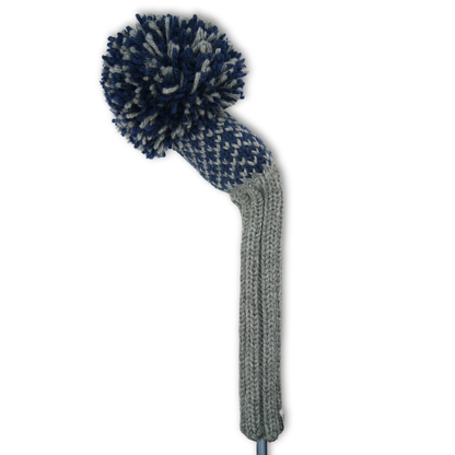 Fairway Wood Cover - Lattice Pattern (Grey/Navy)