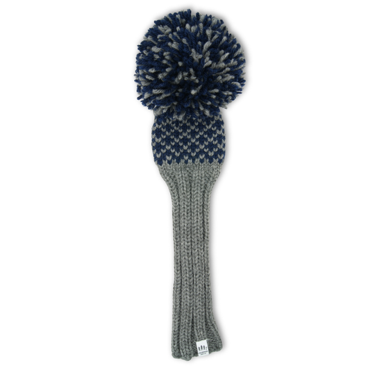 Fairway Wood Cover - Lattice Pattern (Grey/Navy)