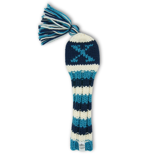 Hybrid Cover - "X" Monogram Varsity Stripes (Teal/White/Navy)