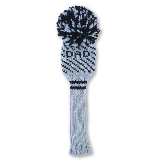 Monogram Diagonal Stripe Custom Knit Headcover - 3 Letters/Numbers