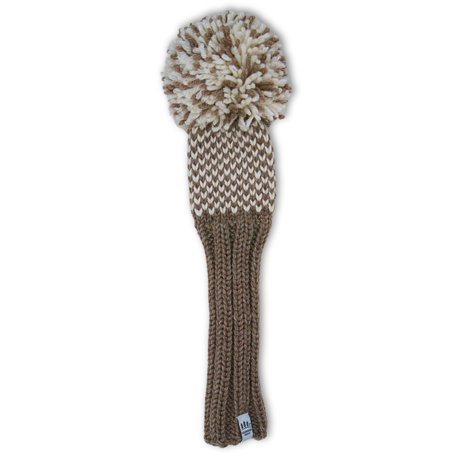 Houndstooth Knit Hybrid Cover (Oatmeal/Vintage White)