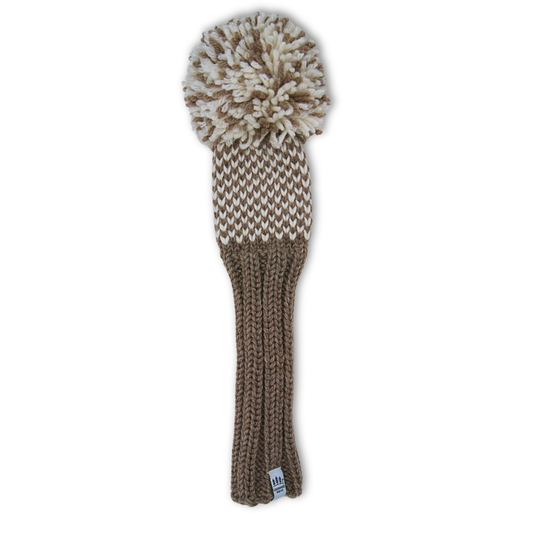 Houndstooth Knit Hybrid Cover (Oatmeal/Vintage White)