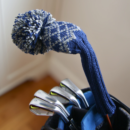 Couvre-chef en tricot pied-de-poule