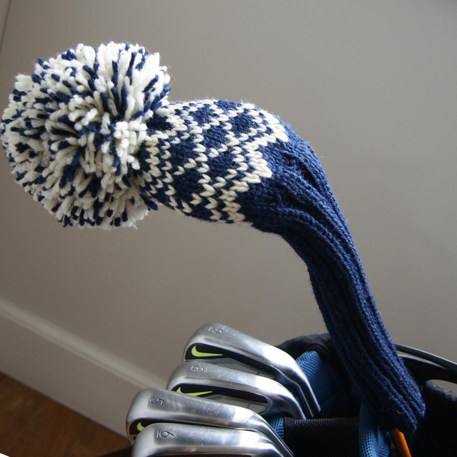 Couvre-chef en tricot pied-de-poule