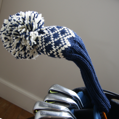 Couvre-chef en tricot pied-de-poule