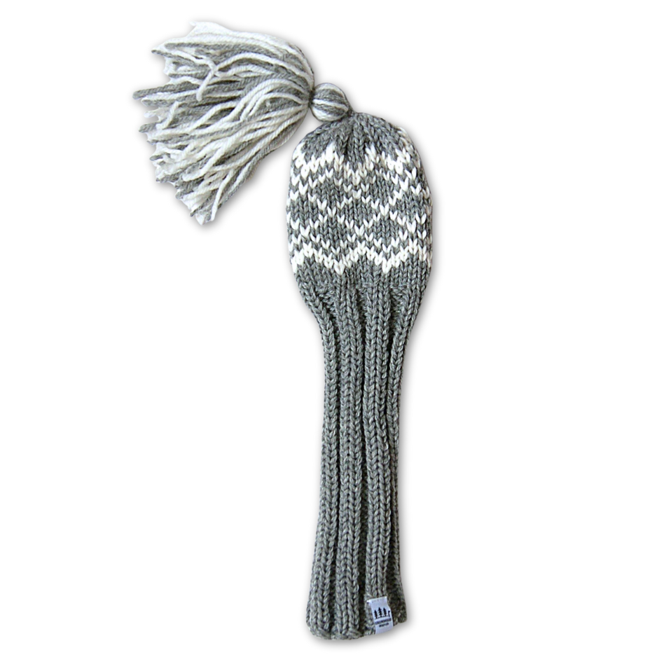 Couvre-chef en tricot pied-de-poule