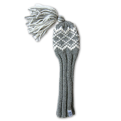 Couvre-chef en tricot pied-de-poule