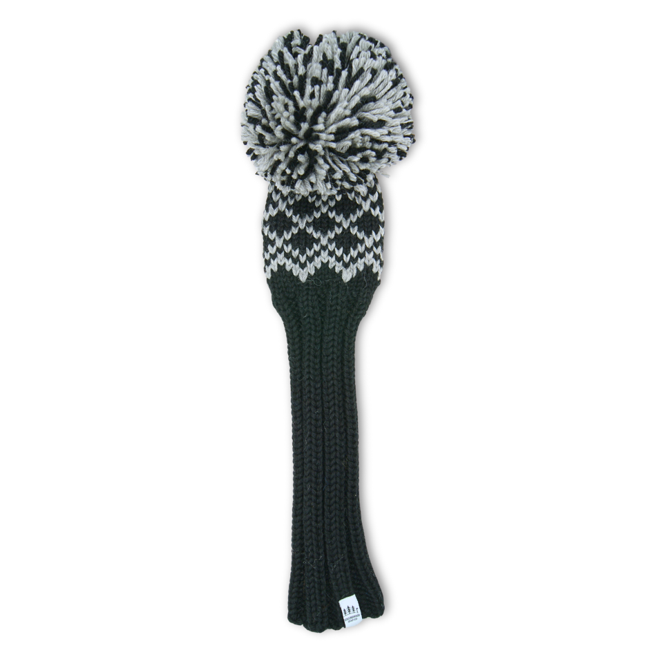 Couvre-chef en tricot pied-de-poule