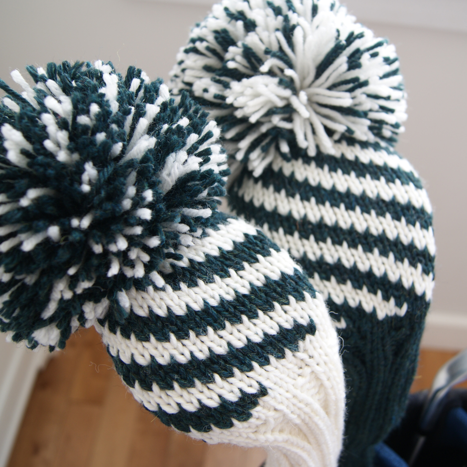 Spiral Pattern Custom Knit Headcover