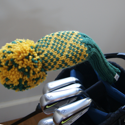 Couvre-chef en tricot à larges rayures