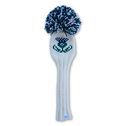 Scottish Thistle Motif Custom Knit Headcover