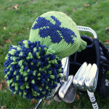 Shamrock Motif Custom Knit Headcover