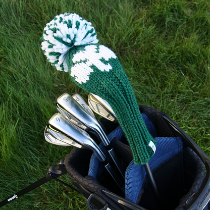 Shamrock Motif Custom Knit Headcover