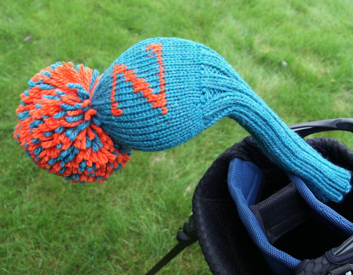 Large Monogram Custom Knit Headcover - One Letter/Number