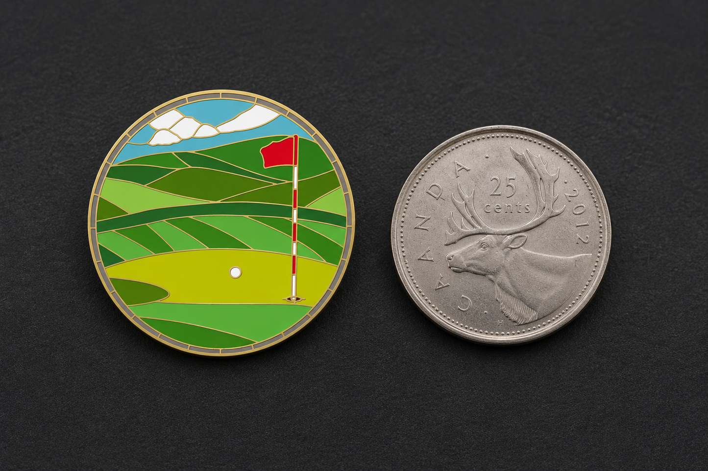 The Front Pin - Premium Golf Ball Marker