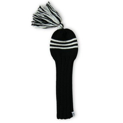 The Classic Stripe | Driver | Black with 3 White Stripes