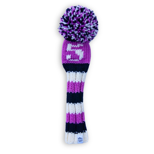 Varsity Stripe + 5 | Hybrid | White/Pink/Navy